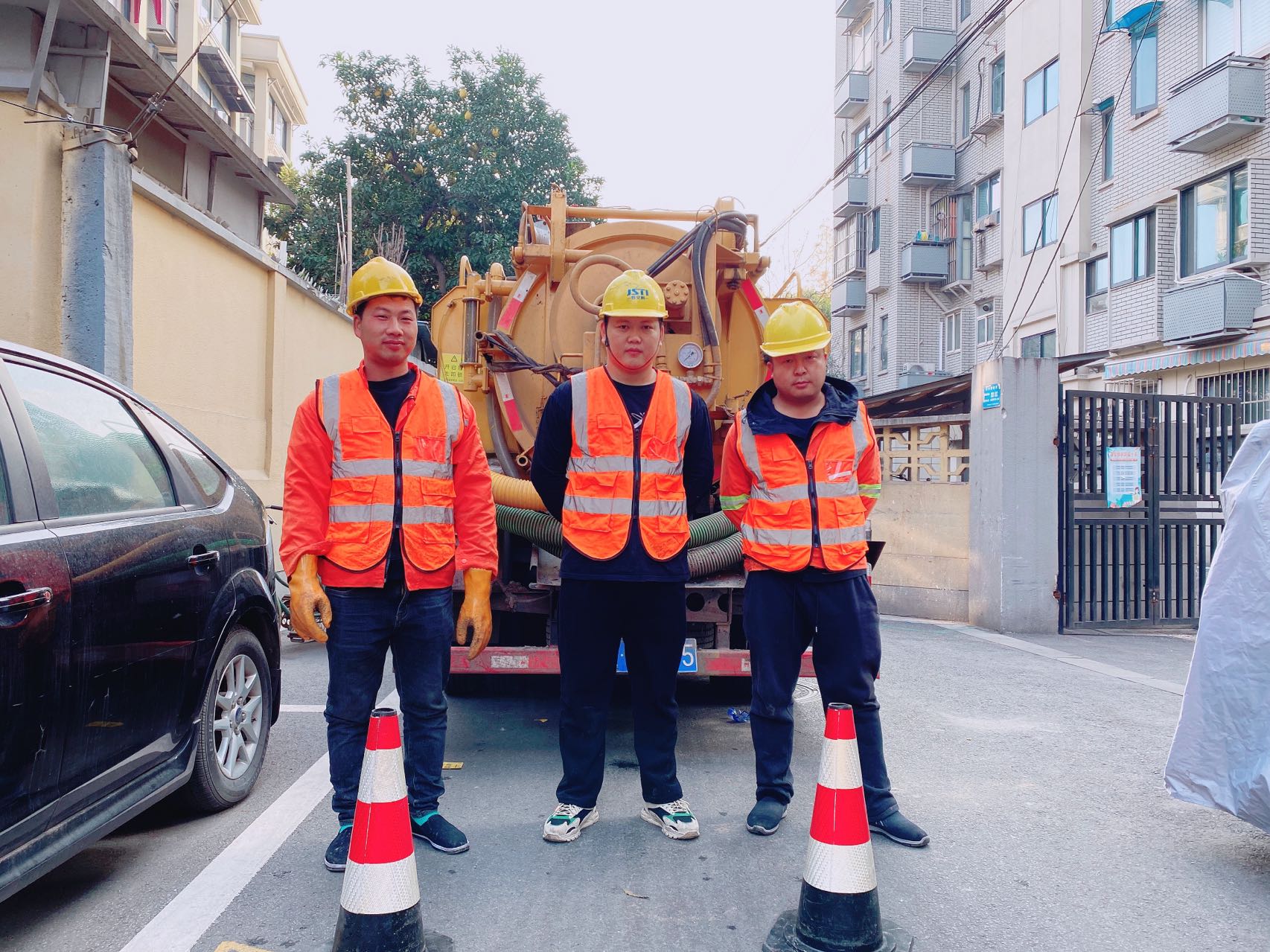 高淳南京某小区管道清淤检测施工